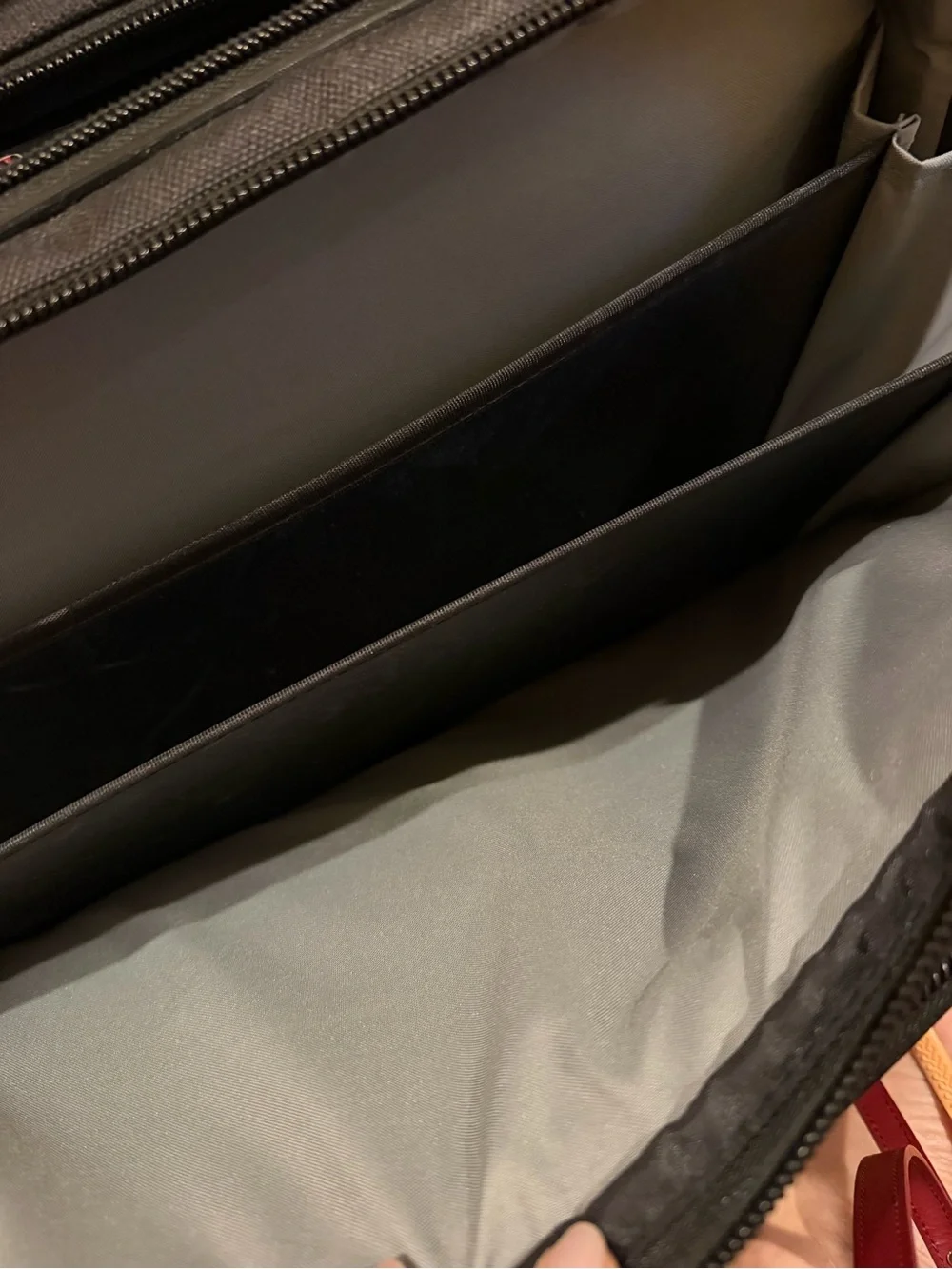 SwissGear Black Laptop Briefcase with Red Accent